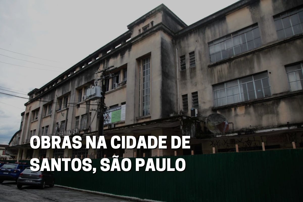 Obras Na Cidade De Santos SP Fala Universidades