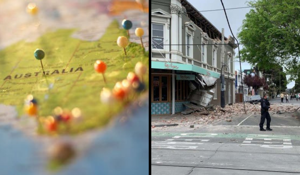 austrália terremoto