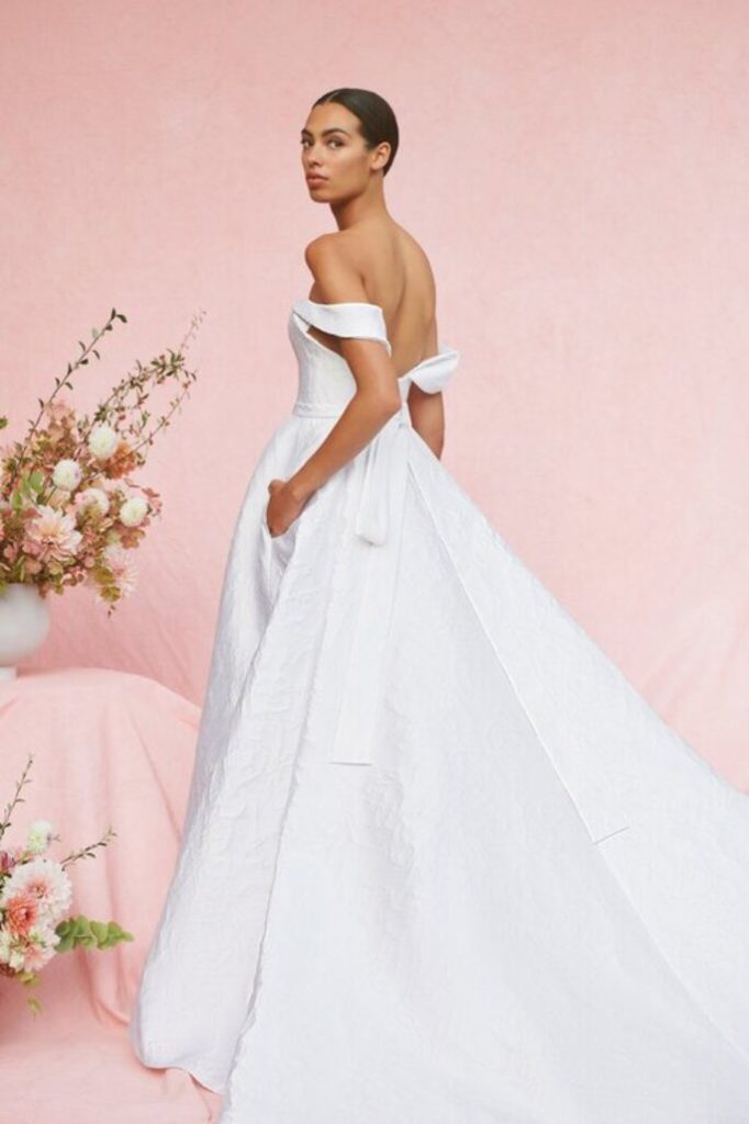 vestido Carolina Herrera.