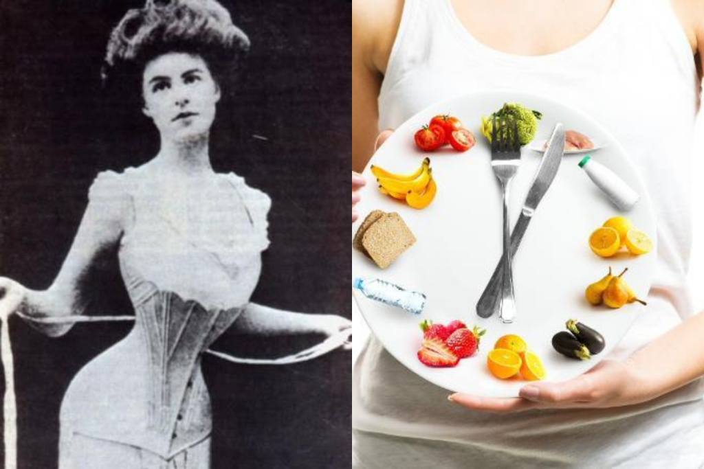 Saiba como o fim dos espartilhos influênciou na criação das dietas. 