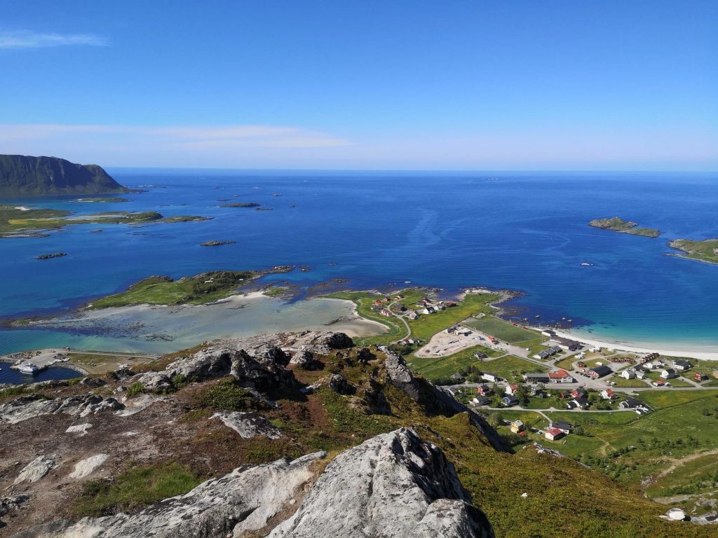 As Lofoten Islands possuem algumas das mais belas praias da Noruega.