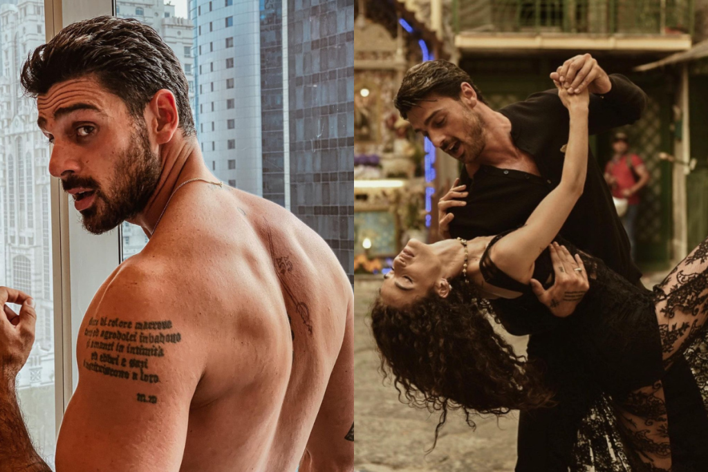 O astro de 365 Dni, Michele Morrone, posa para campanha da Dolce & Gabbana.