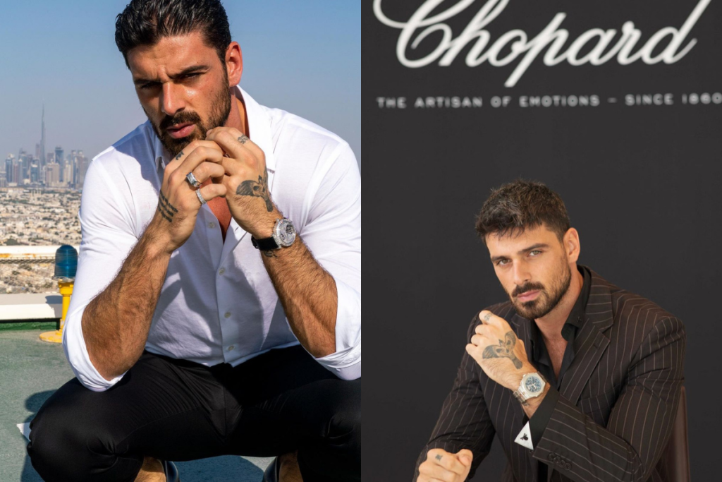 Michele Morrone publica a primeira campanha oficial com a Chopard.