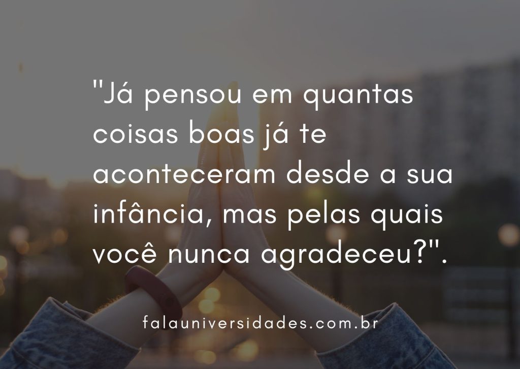 Mensagens de agradecimento