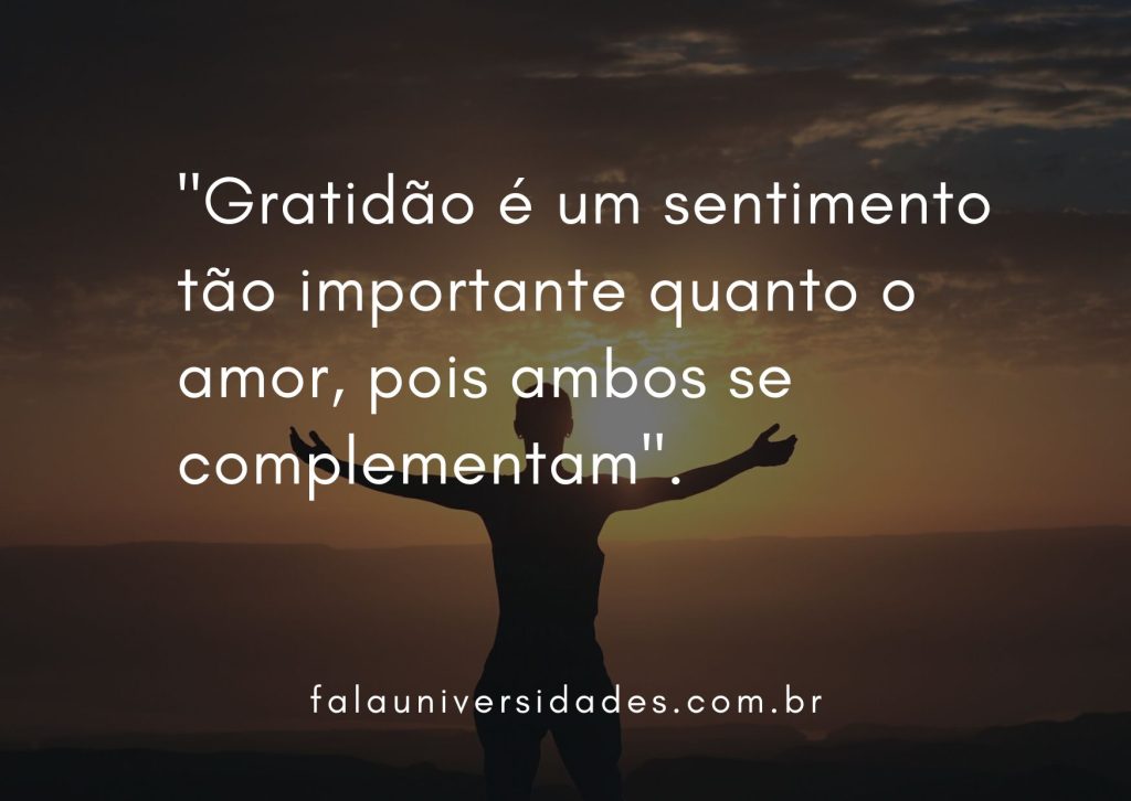 Mensagem Dia da Gratidão