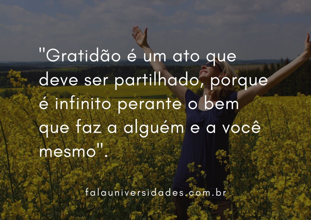 Mensagem Dia da Gratidão