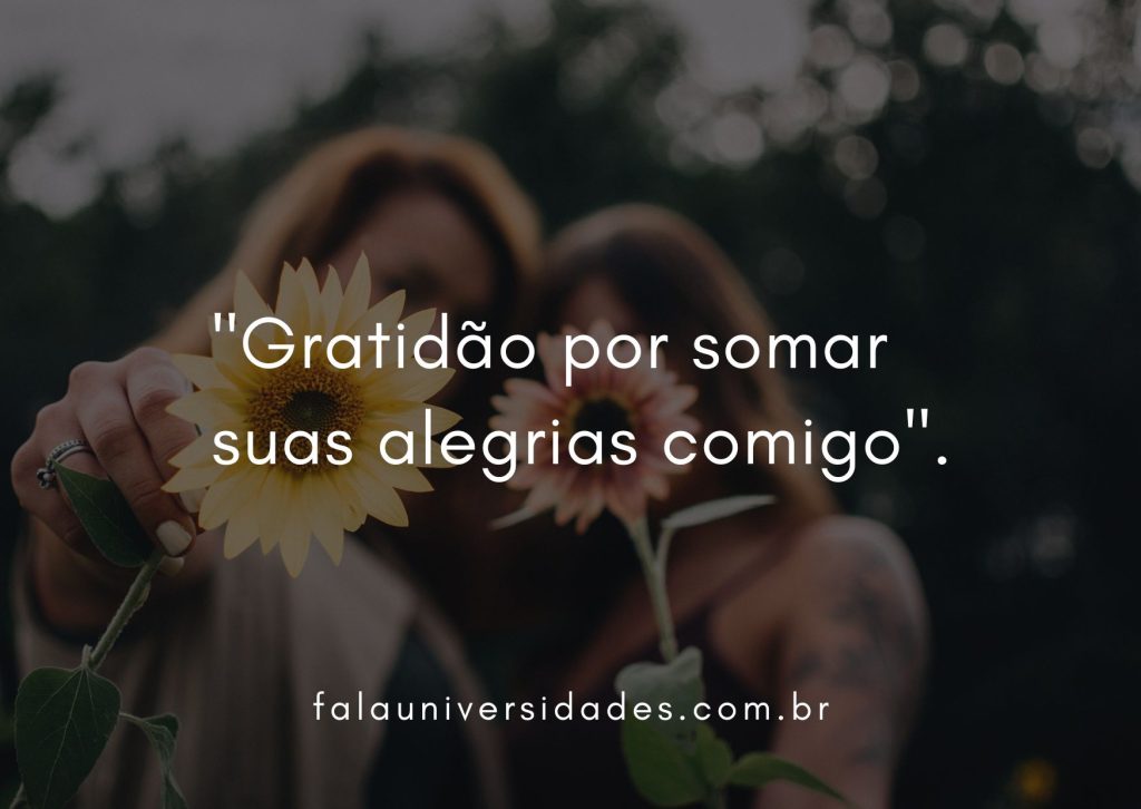 Mensagem de gratidão