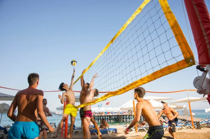 atividades físicas na praia