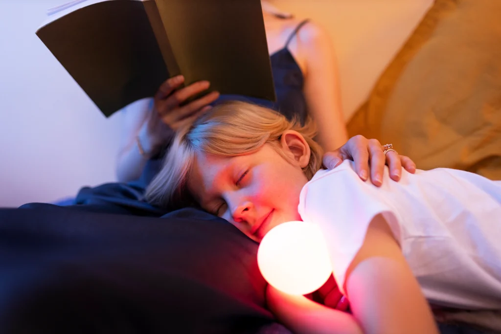 luz-vermelha-para-bebê-apoio-ao-desenvolvimento-e-bem-estar-infantil